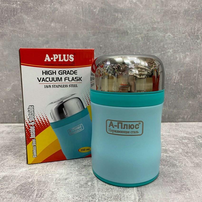 Термос A-PLUS 1770 із нержавіючої сталі 350 мл Бірюзовий (1875698404)