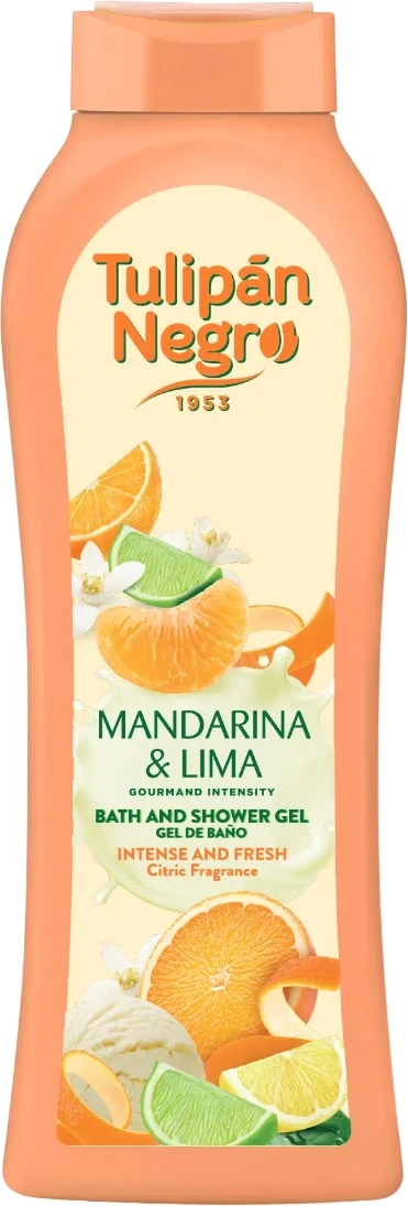Гель для душу Tulipan Negro Mandarin&Lime Shower Gel 650 мл (2475503182)