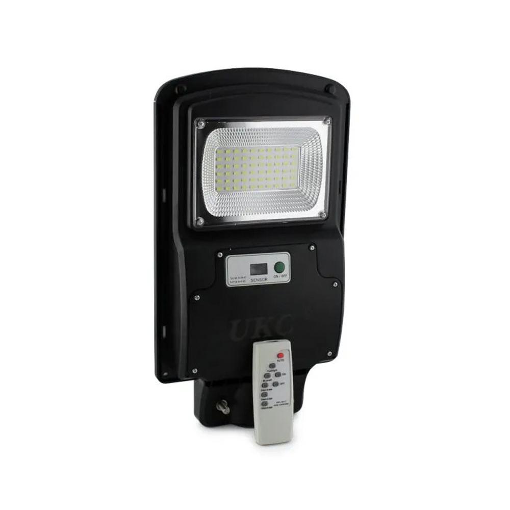 Фонарь аккумуляторный на солнечной батарее Cobra solar street light R1 1VPP 125W с пультом UKC Черный (1008634-Black)