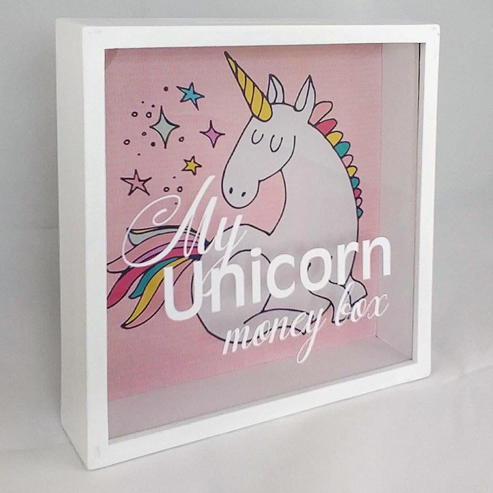 Скарбничка для грошей дерев'яна My unicorn money box 22х22х5 см (sp7-126334129)