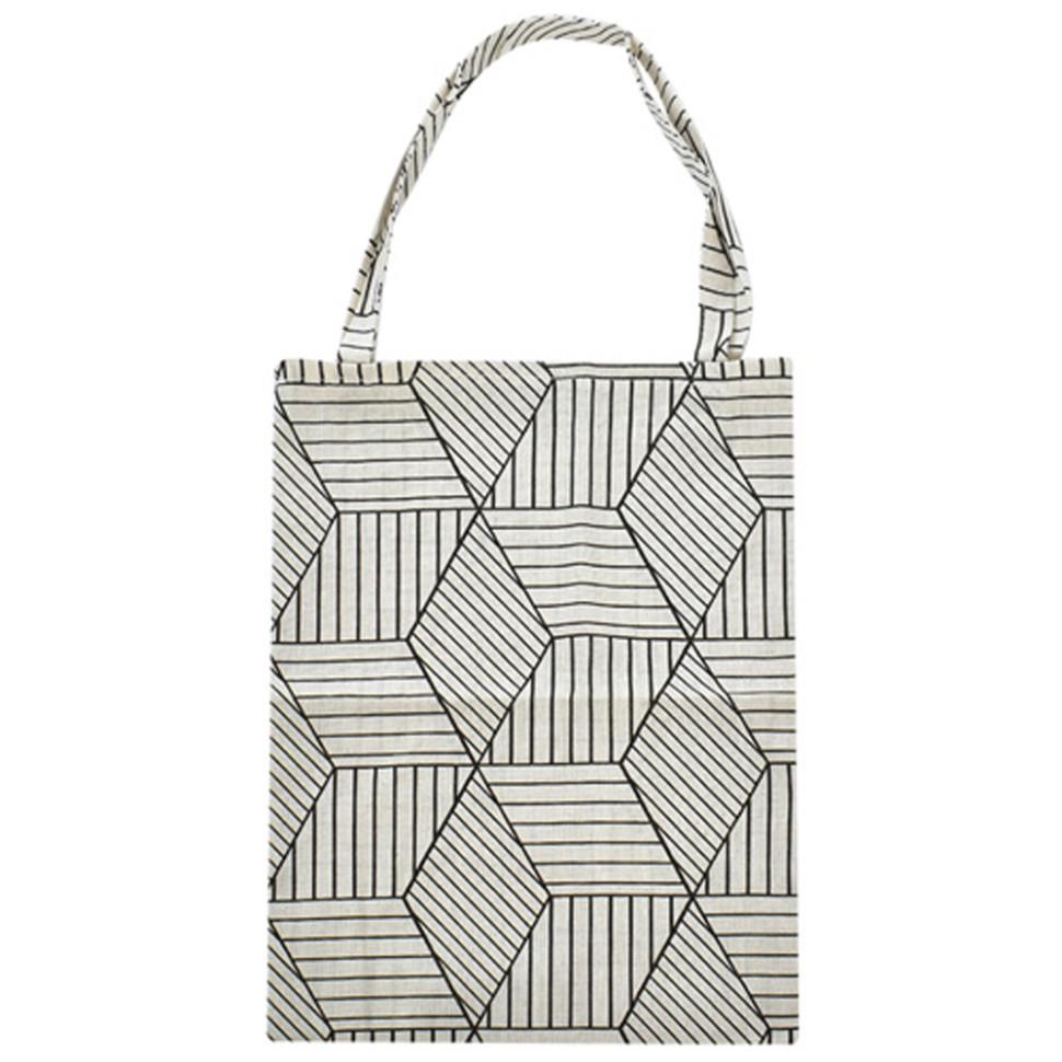 Шопер Bambi BBG-10 32x42 см Черный/Белый