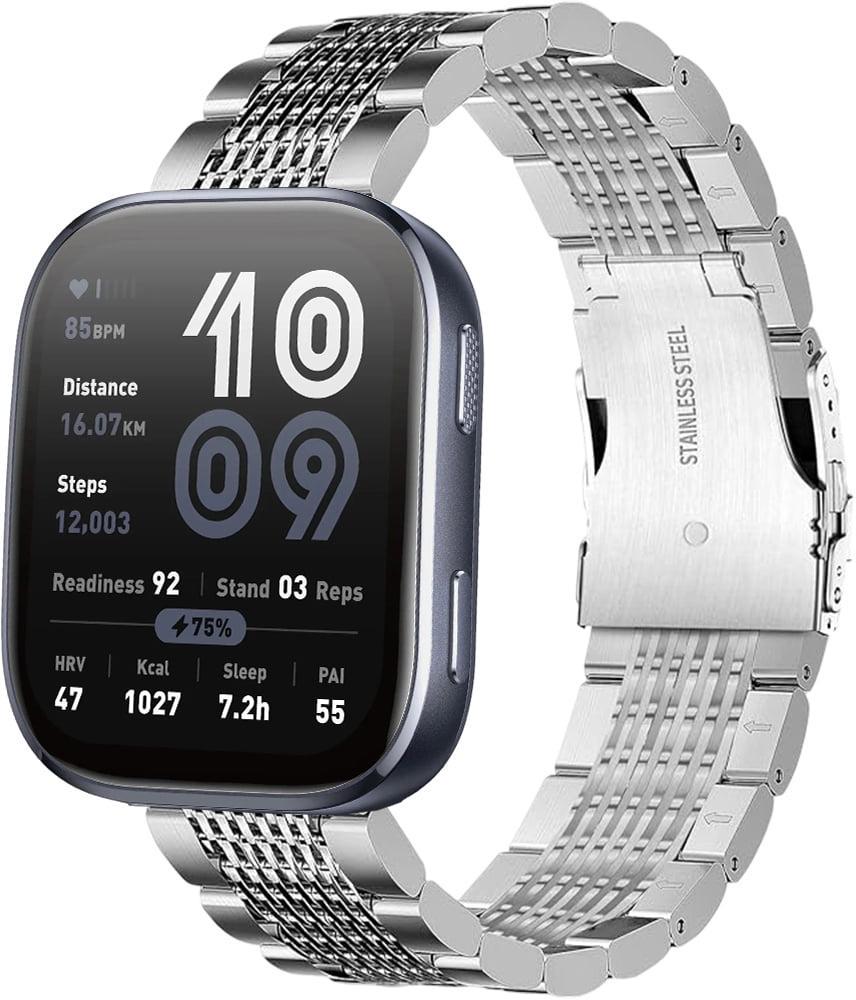 Ремінець металевий Gripix для Amazfit Bip 6 Silver (42039-59) Ремінець металевий Gripix для Amazfit Bip 6 Silver (42039-59)