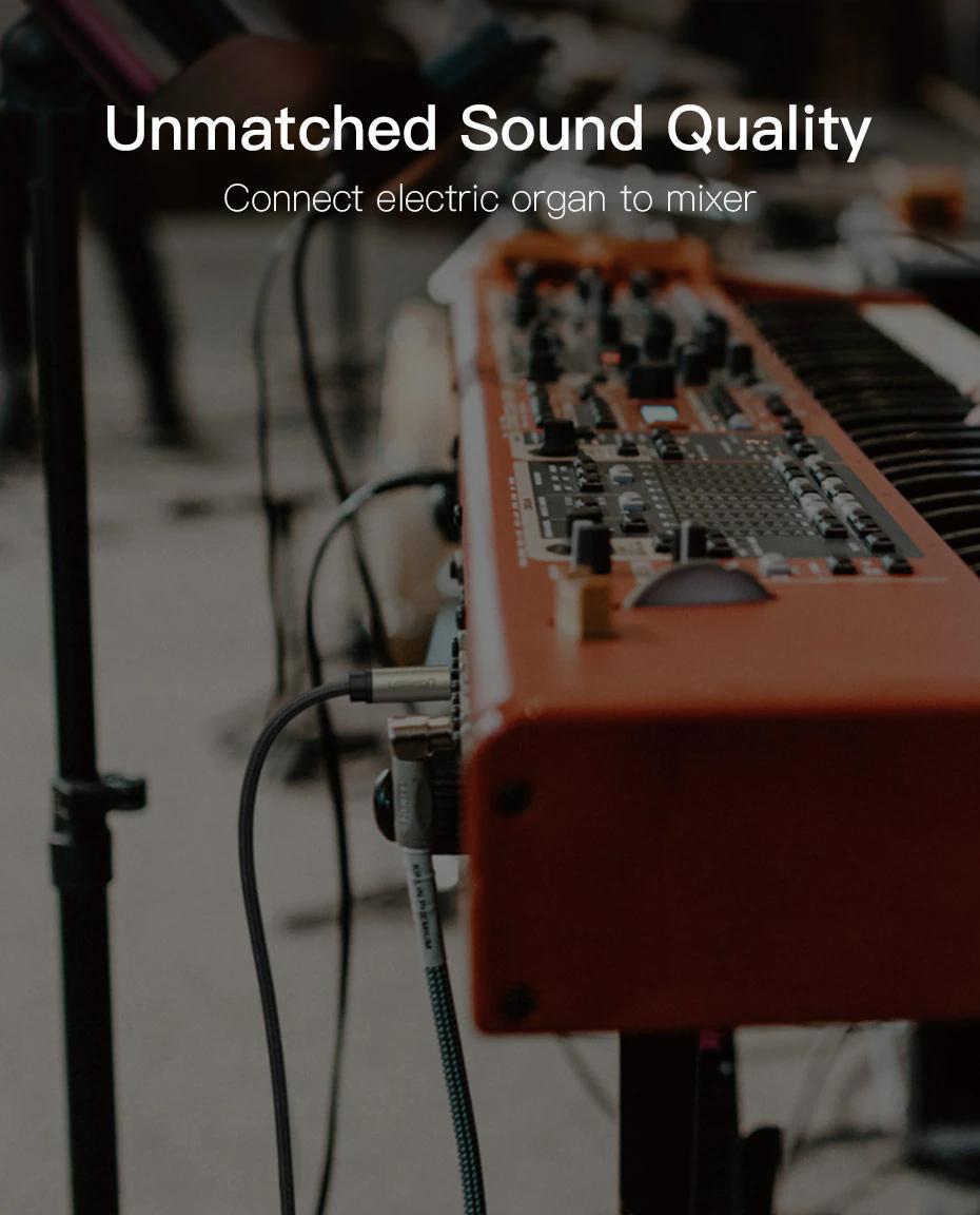 Кабель Vention 6.5 мм Jack-6.5 мм Jack HiFi стерео 6.35 мм AUX TS 10 м Чорний (BAABL) - фото 13 Кабель Vention 6.5 мм Jack-6.5 мм Jack HiFi стерео 6.35 мм AUX TS 10 м Чорний (BAABL) - фото 13