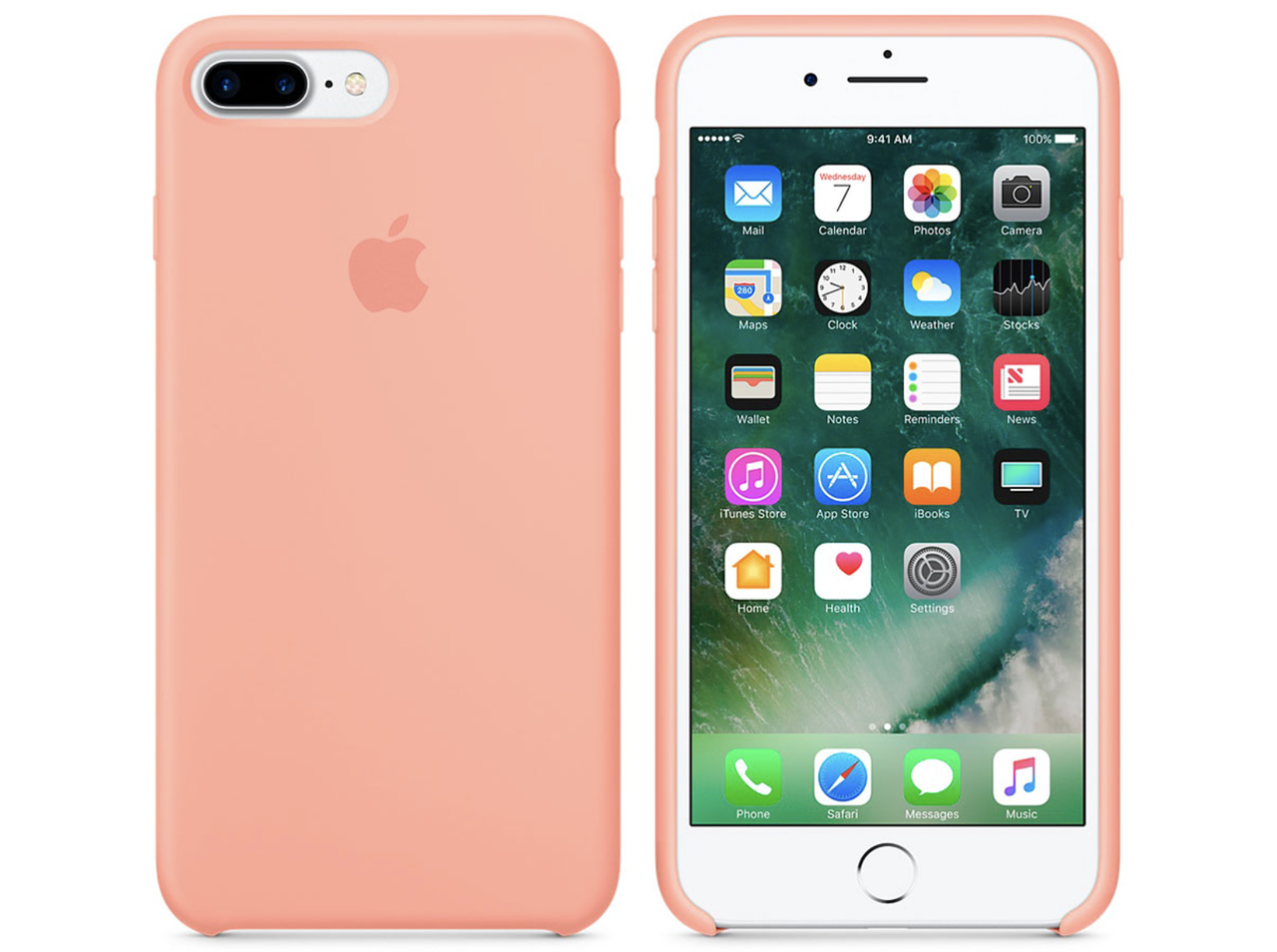 Чохол-накладка Apple Silicone Case for iPhone 7/8 Plus, Flamingo (HC)