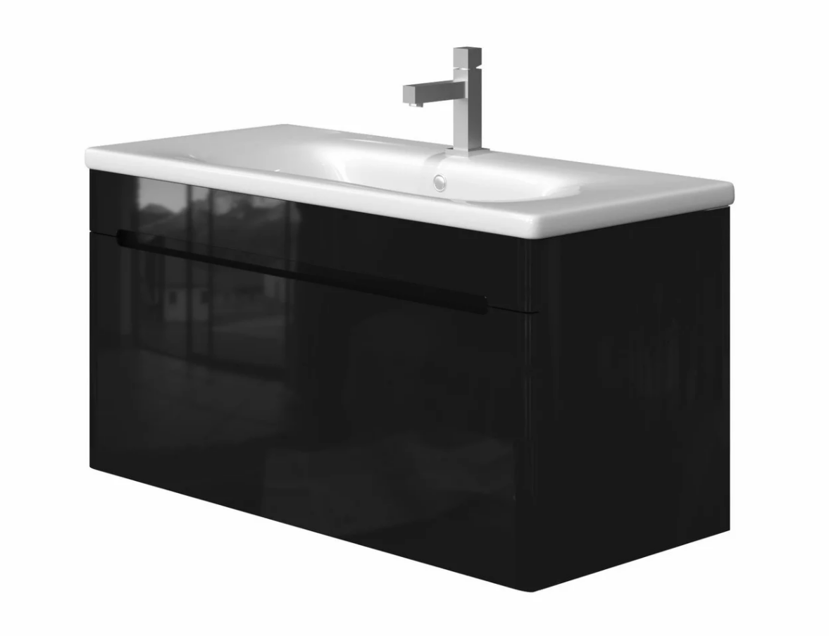 Тумба з умивальником Tivoli Ювента TV-100 Чорний (17847)