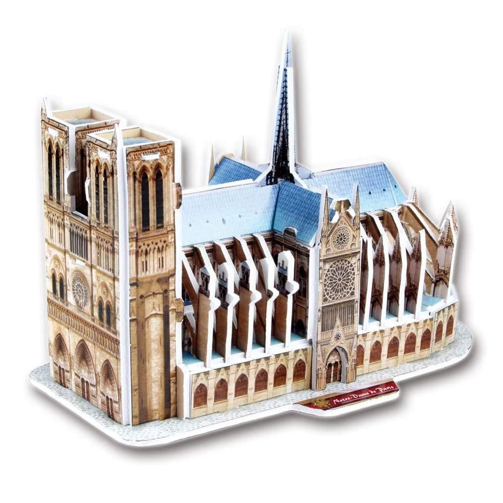 Трехмерная головоломка-конструктор CubicFun Собор Парижской Богоматери (S3012h) - фото 2 Трехмерная головоломка-конструктор CubicFun Собор Парижской Богоматери (S3012h) - фото 2