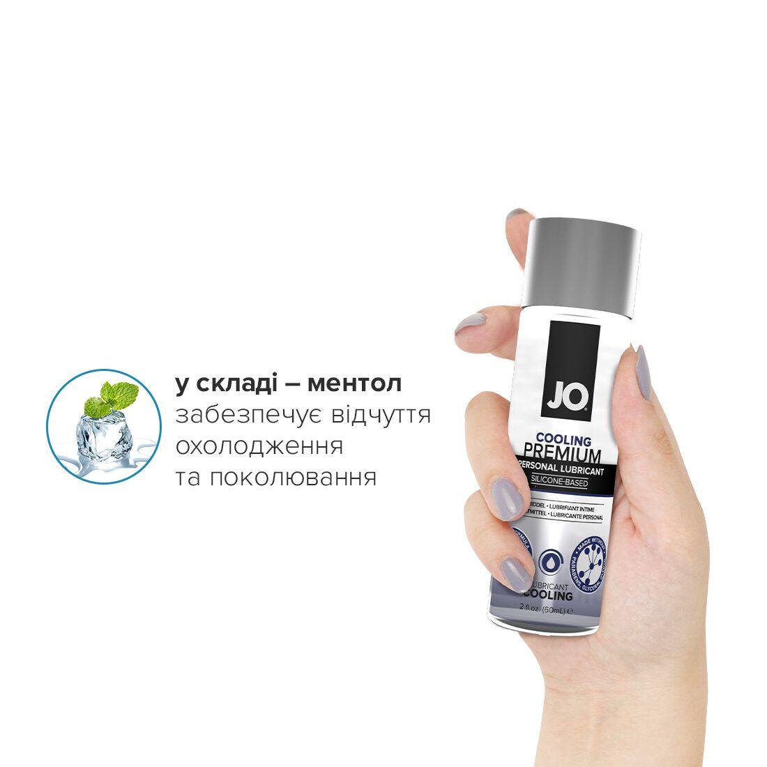 Лубрикант на силіконовій основі System JO PREMIUM COOLING 60 мл (SO1793) - фото 4