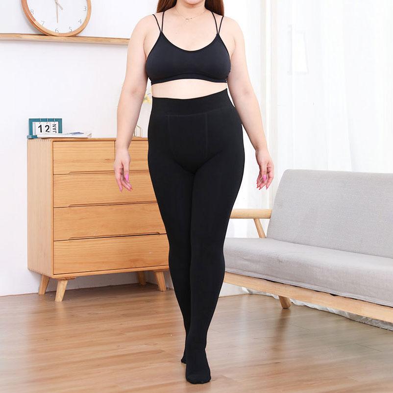 Колготы большого размера с флисом 320 г One Size Черный (2317) Колготы большого размера с флисом 320 г One Size Черный (2317)