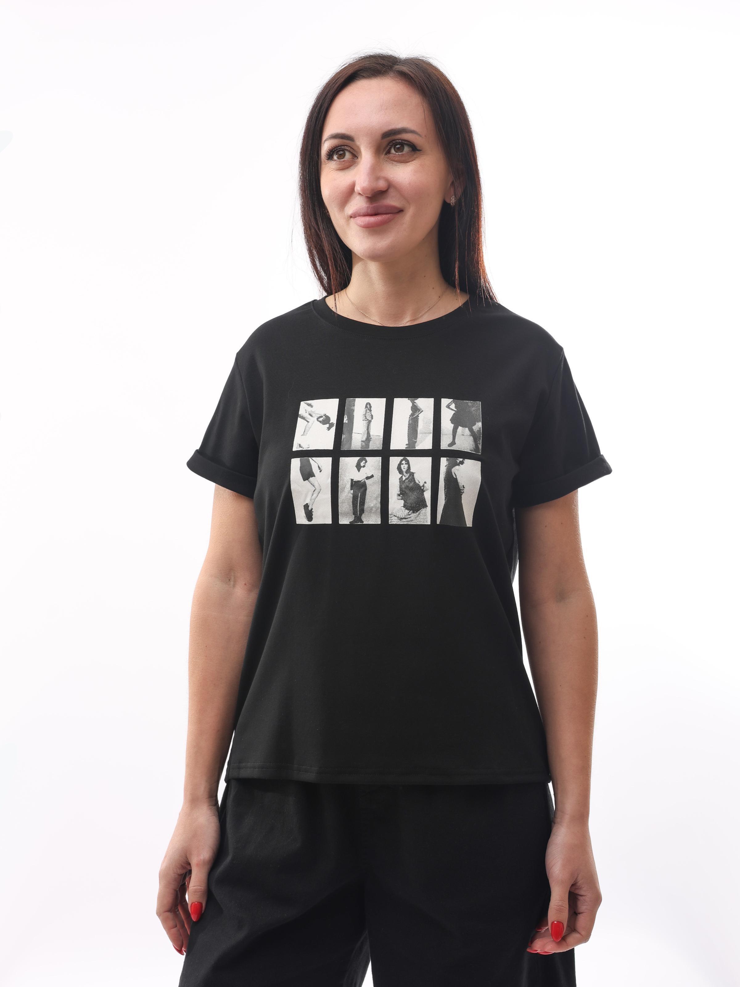 Футболка женская est. 1991 XL Черный (277919-XL)