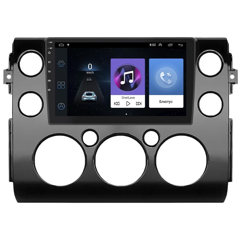 Штатная магнитола Lesko для Toyota FJ Cruiser 2006-н.в. экран 9" 1/16Gb Wi-Fi GPS Base