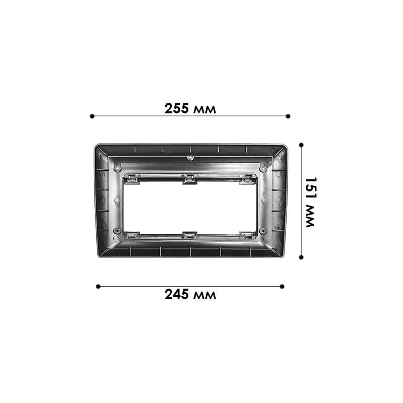 Переходная рамка 10.1" Jeep Chrysler Dodge universal 2005+ (6614) Джип - фото 4