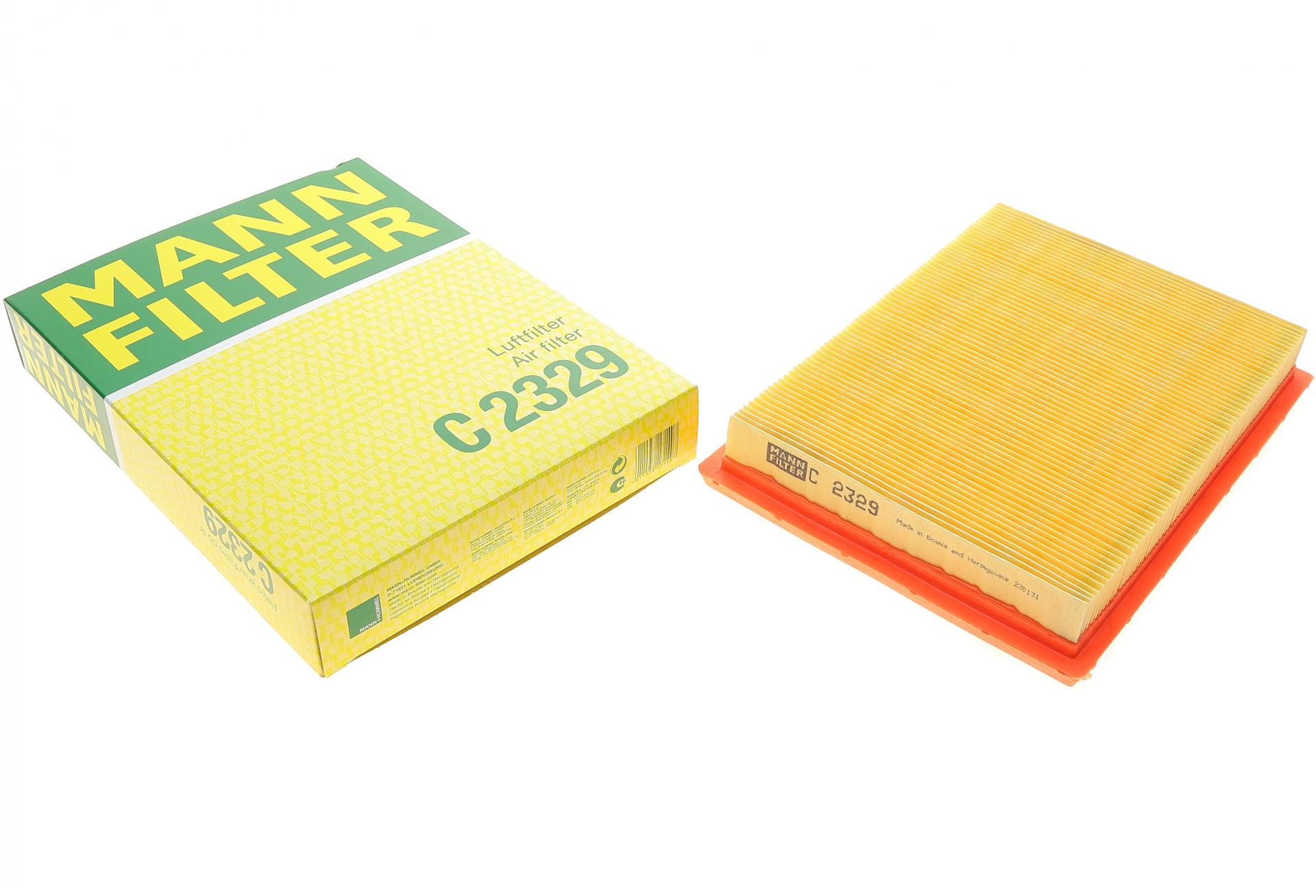 Фильтр воздушный Mann-Filter для Renault Koleos 2,5 08-/Honda (Civic 1,4/1,6 91-01/Nissan Juke 1,2-1,6/LPG/1,5dCi 10- (C 2329)