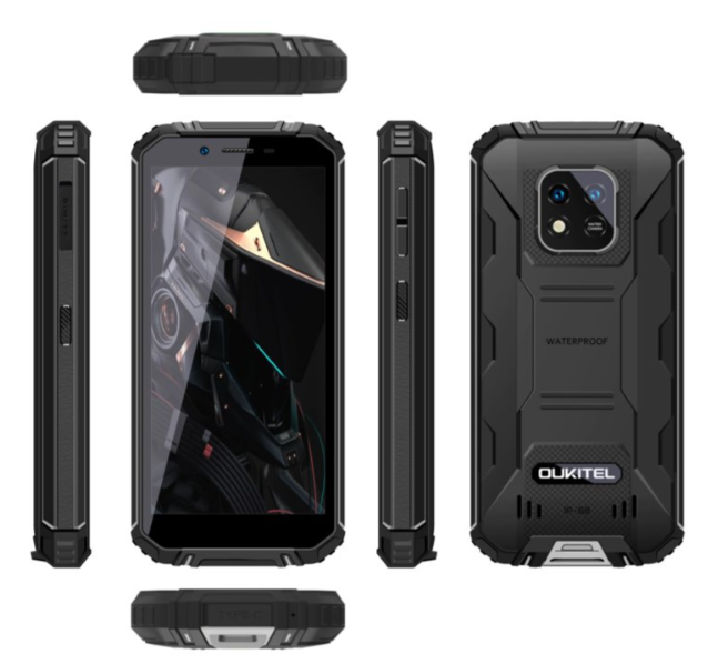 Смартфон Oukitel WP18 4/32GB Black (71990) - фото 2 Смартфон Oukitel WP18 4/32GB Black (71990) - фото 2