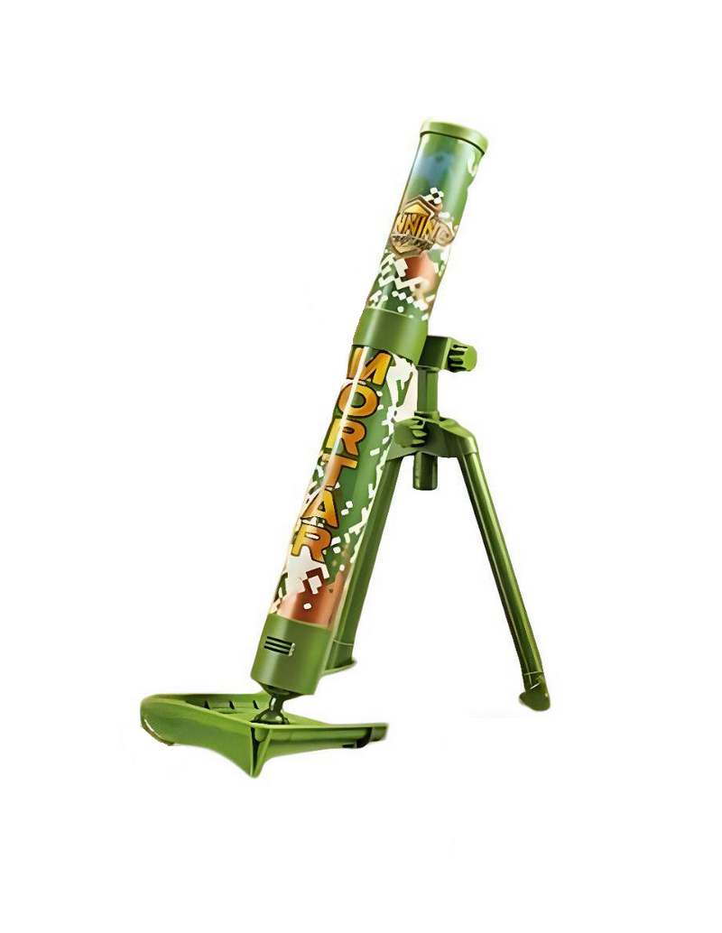 Миномет с безопасными снарядами и регулируемой установкой (144887) Миномет с безопасными снарядами и регулируемой установкой (144887)