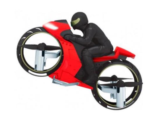 Радиоуправляемая игрушка ZIPP Toys мотоцикл-квадрокоптер Flying Motorcycle Красный (RH818 red)