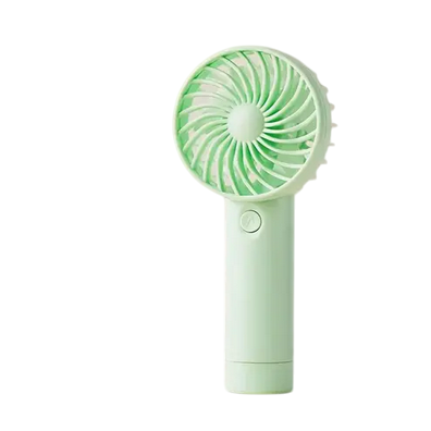 Вентилятор ручной с USB на 3 скорости Салатовый (ZB112)