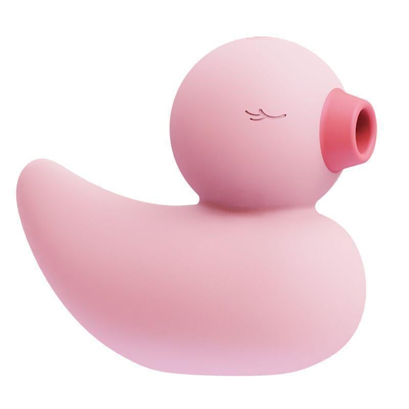 Вибратор-уточка вакуумный CuteVibe Ducky 9,8 см Розовый (34459)