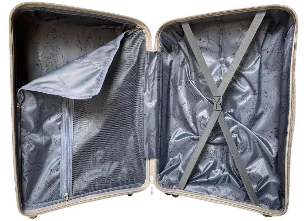 Валіза Madisson 51103 велика 100 л Шампань (51103-L-Champagne) - фото 6 Валіза Madisson 51103 велика 100 л Шампань (51103-L-Champagne) - фото 6