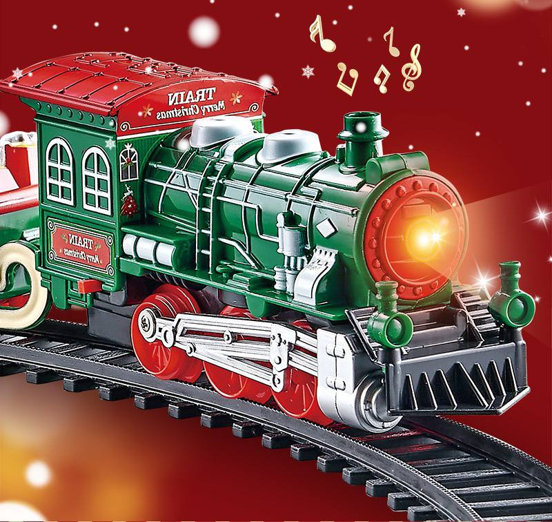 Дитяча залізниця Fun Game JHX6639 Новорічний ЖД локомотив з залізничним полотном до 184 см з звуковими та світловими ефектами (2019259993) - фото 8 Дитяча залізниця Fun Game JHX6639 Новорічний ЖД локомотив з залізничним полотном до 184 см з звуковими та світловими ефектами (2019259993) - фото 8