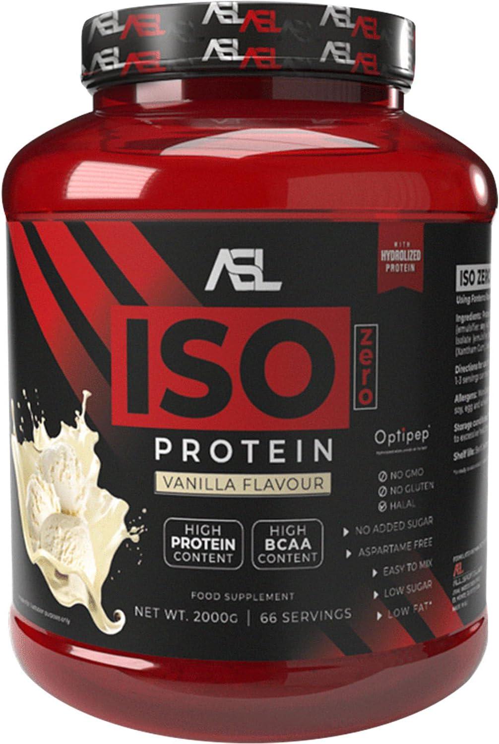 Протеин AllSports Labs Iso Zero Protein 2 кг Vanilia