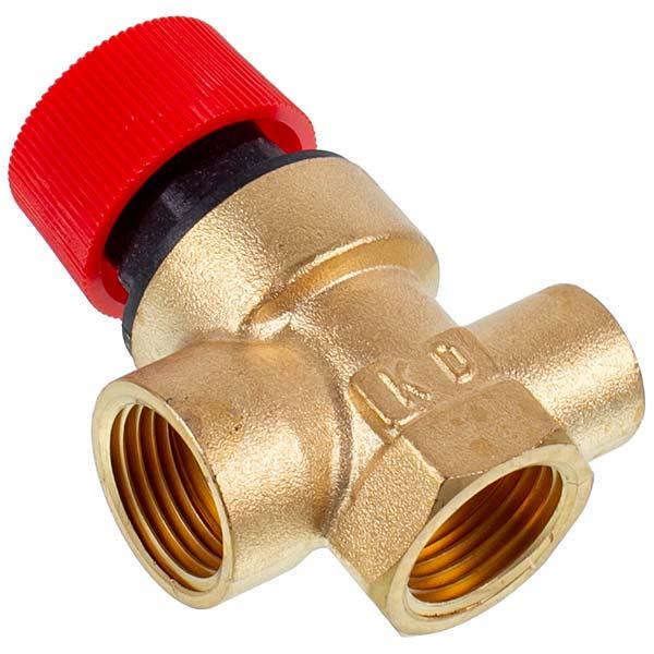 Клапан предохранительный 3 бар 1/2" и 1/4" для газового котла универсальный (00000051309)