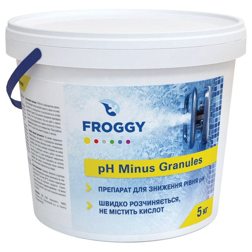 Средство для снижения уровня pH Froggy pH Minus в гранулах 5 кг (G0400-07)
