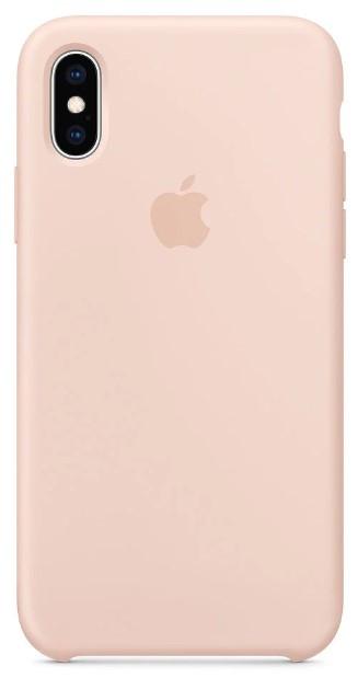 Чехол-накладка Apple Silicone Case for iPhone X, Rose Gold (HC)
