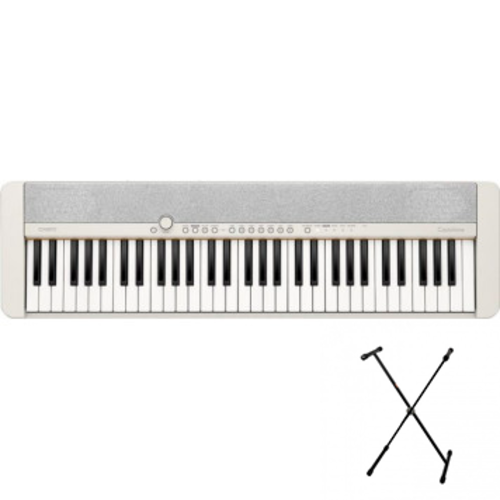 Синтезатор Casio CT-S1 WE зі стійкою