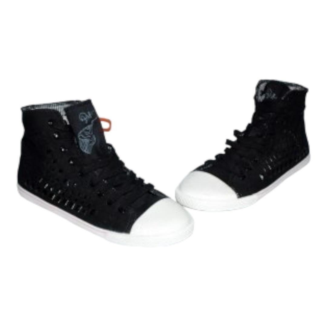 Кеди жіночі Bershka р. 41 27 см Чорний - фото 1