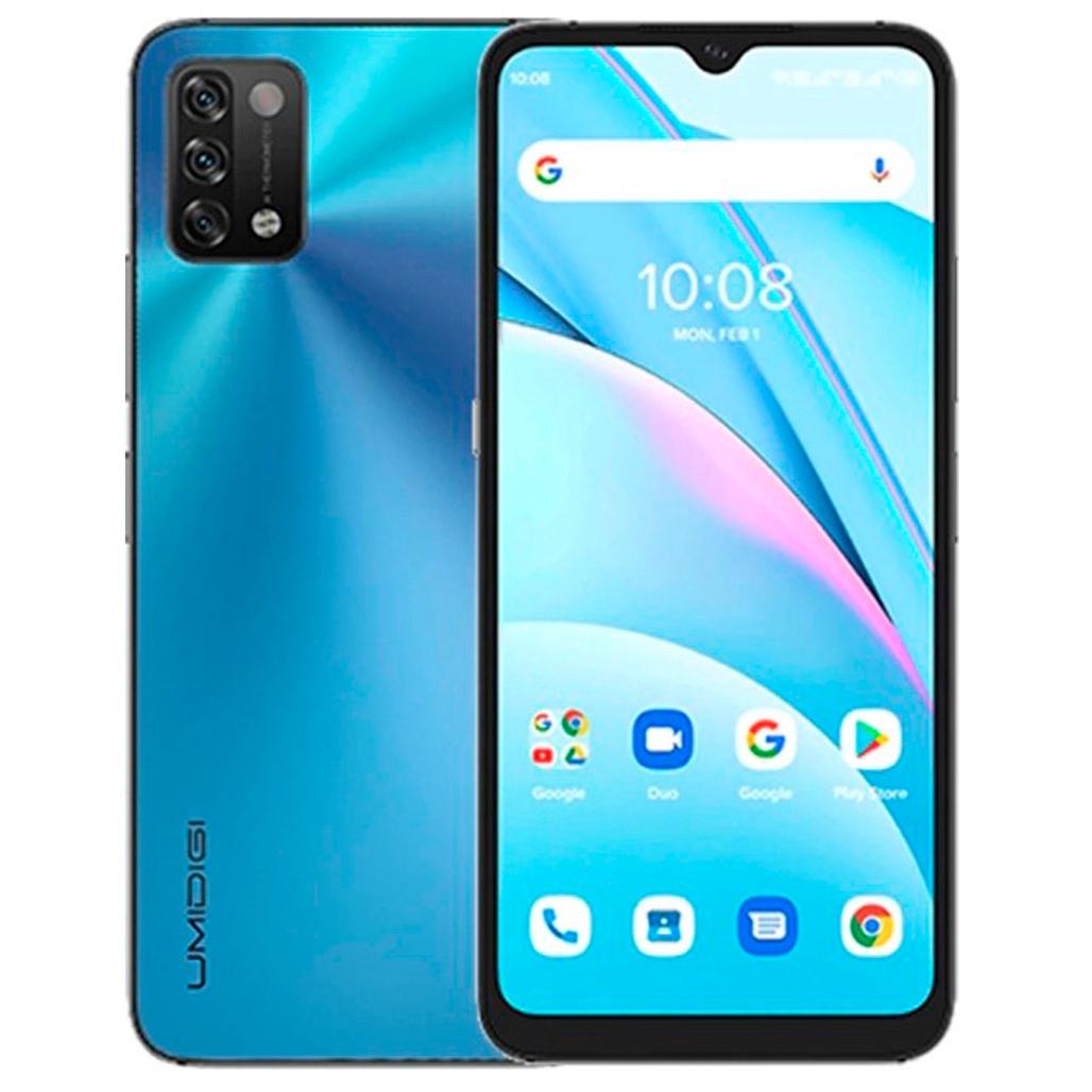 Смартфон Umidigi A11S 4/32Gb UA UCRF Mist Blue - фото 1