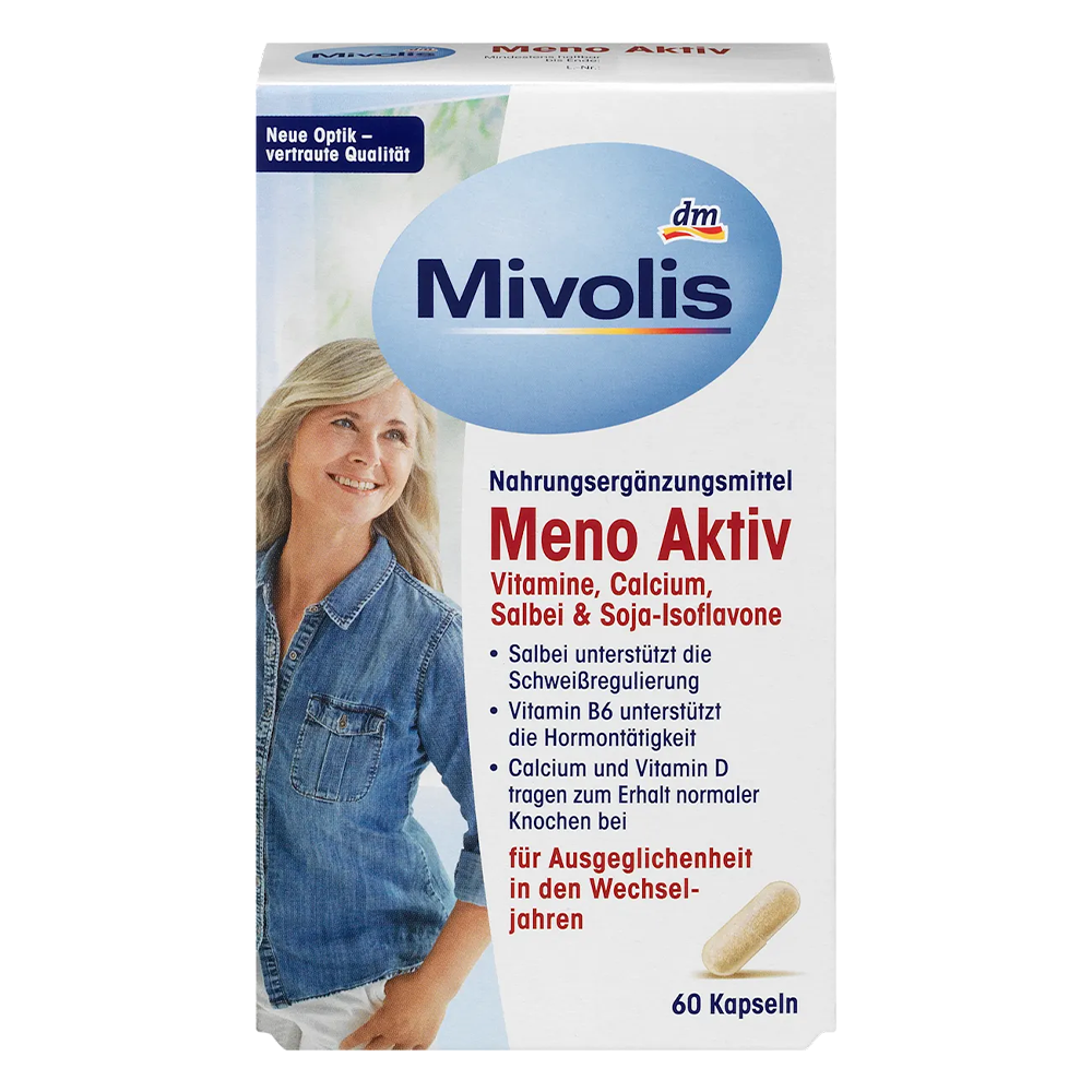 Комплекс витаминный DM для женщин Mivolis Meno Aktiv 60 капсул (EPI-15102025-1338)