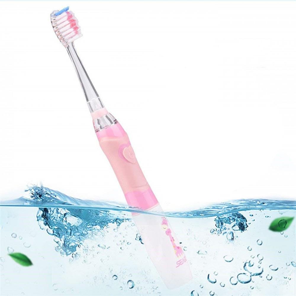 Щітка зубна дитяча Seago SG977 електрична звукова Pink (K1010050207) - фото 4 Щітка зубна дитяча Seago SG977 електрична звукова Pink (K1010050207) - фото 4