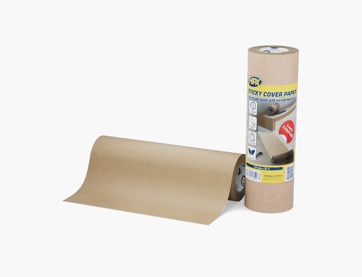 Бумага самоклеящаяся защитная HPX STICKY COVER PAPER 296 мм х 30 м - фото 5
