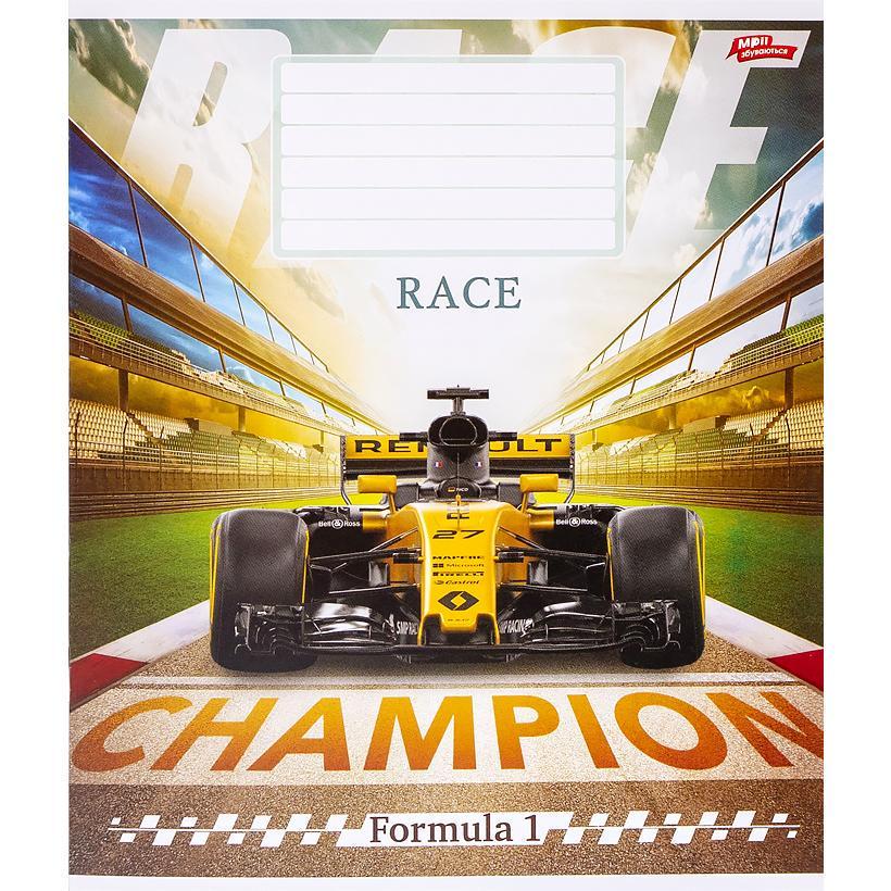Тетрадь ученическая Мрії збуваються Formula 1 3623M Вид 1 А5/12 коса с дополнительной линией Тетрадь ученическая Мрії збуваються Formula 1 3623M Вид 1 А5/12 коса с дополнительной линией