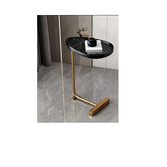 Столик журнальный деревянный с металлическим основанием Черный (JD-95-346) - фото 2 Столик журнальный деревянный с металлическим основанием Черный (JD-95-346) - фото 2