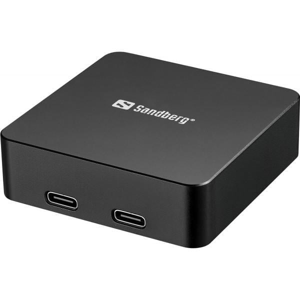 Аккумулятор наружный Sandberg Magnetic Wireless 421-28 5000 mAh 20W PD 2хUSB-C Qi 15W (644542)