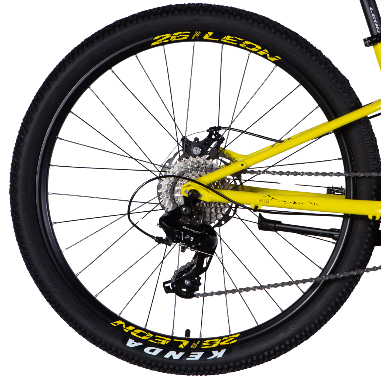 Велосипед подростковый Leon SUPER JUNIOR DD CS AL 26" 13" 2025 Желтый/Черный - фото 2 Велосипед подростковый Leon SUPER JUNIOR DD CS AL 26" 13" 2025 Желтый/Черный - фото 2