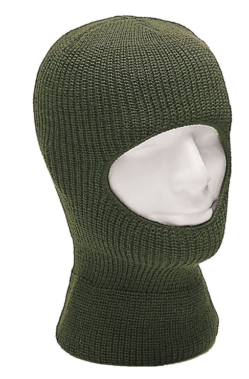 Балаклава зимова термоактивна Mil-Tec Kopfhaube Balaclava Polyacryl Offen One size Оливковий (9635142)