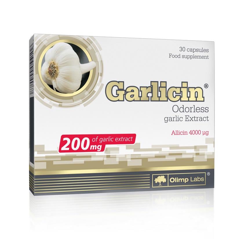 Часник без запаху екстракт 200 мг Olimp Garlicin 30 капс.