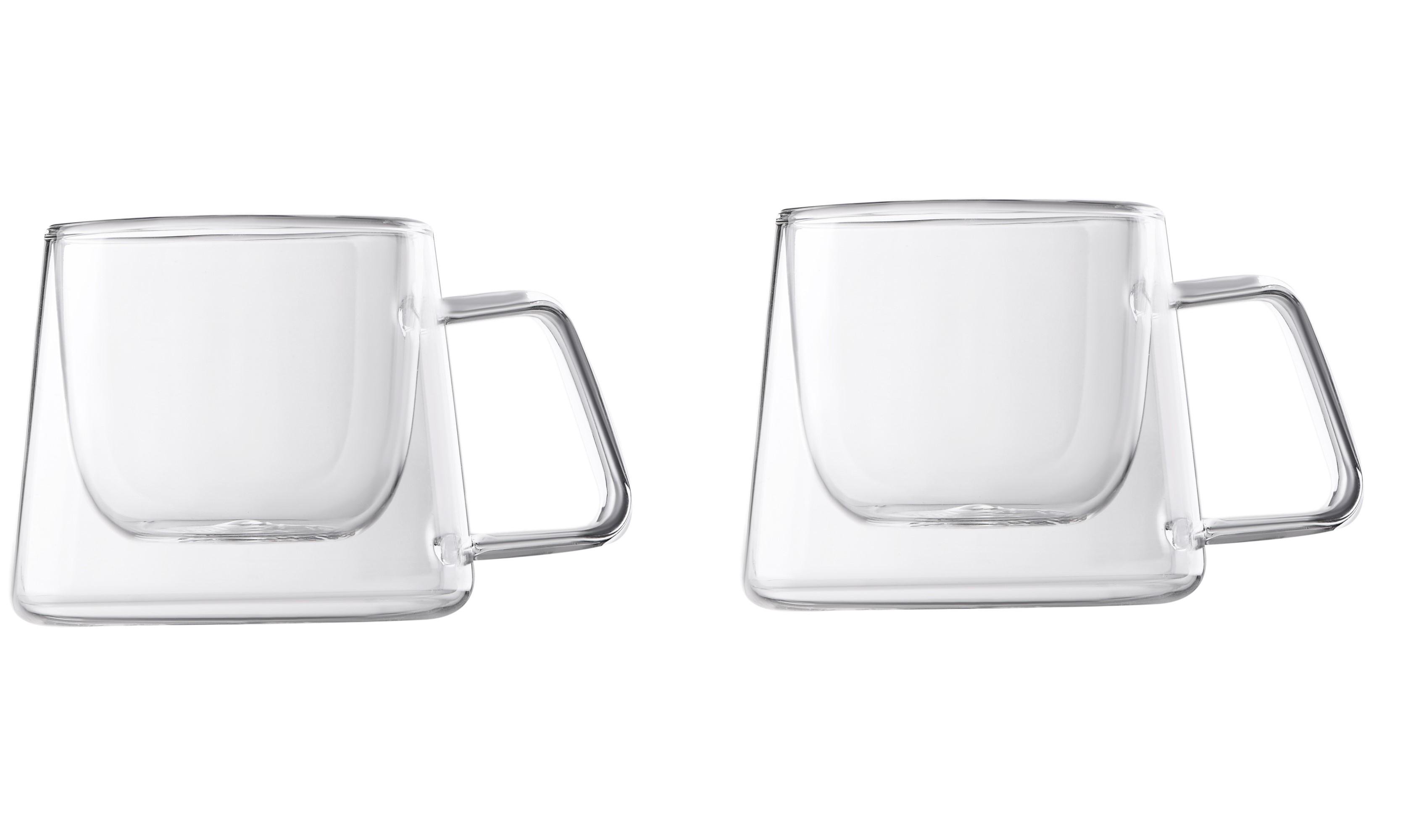 Набор чашек Ardesto AR2620BHR 200 мл 2 шт. Прозрачный (b25af7d6)