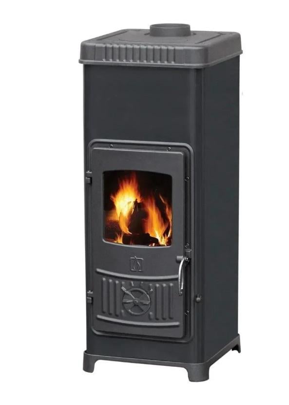 Піч на дровах Plamen Dora 10 N 7,2 кВт чавунна Чорний