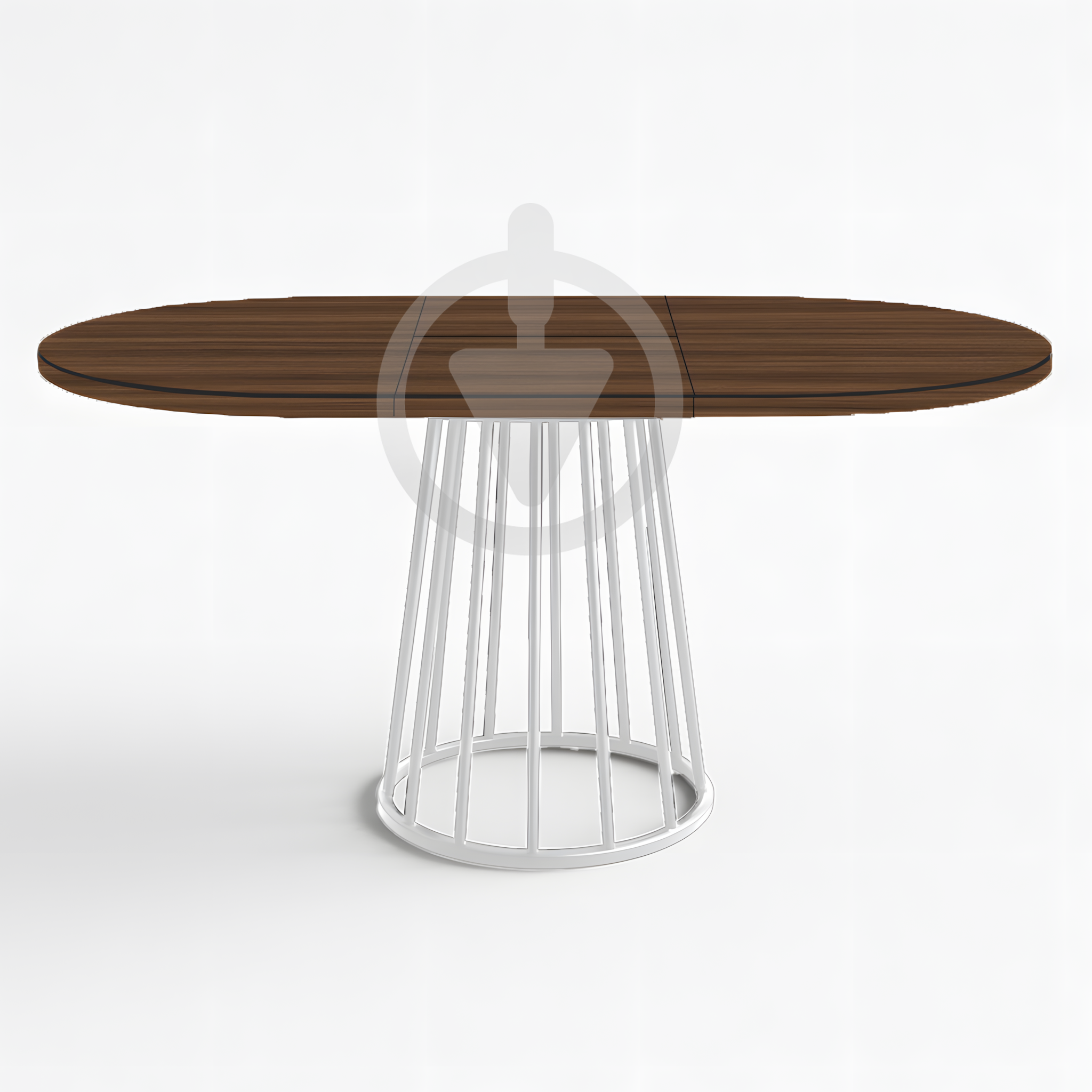 Стіл кухонний розкладний RoMax Elegant Slide 110x75/140x75 см Loft Горіх Франклін/Білий - фото 2 Стіл кухонний розкладний RoMax Elegant Slide 110x75/140x75 см Loft Горіх Франклін/Білий - фото 2