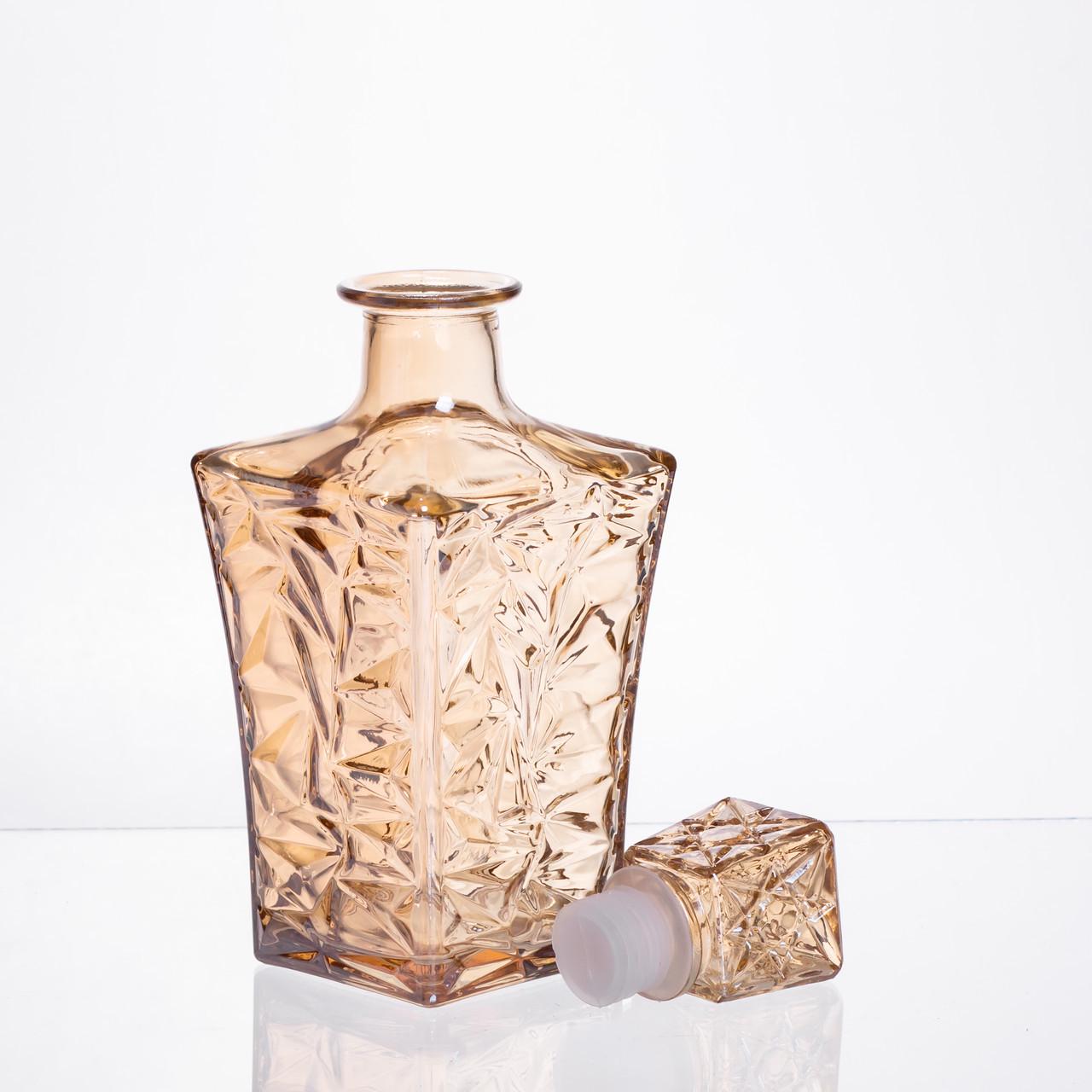 Набір графин для напоїв із товстого скла та склянки 6 шт. коричневий (64486-25) - фото 4 Набір графин для напоїв із товстого скла та склянки 6 шт. коричневий (64486-25) - фото 4