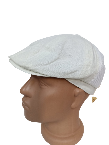 Кепка детская летняя ELLIPSE восьмиклинка из льна р. 50 см сетка Бежевый (6109Д/5)