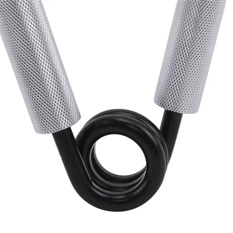 Эспандер-ножницы алюминиевый PowerPlay 4322 Hand Grip 68 кг Серебряный (A-012885) - фото 4