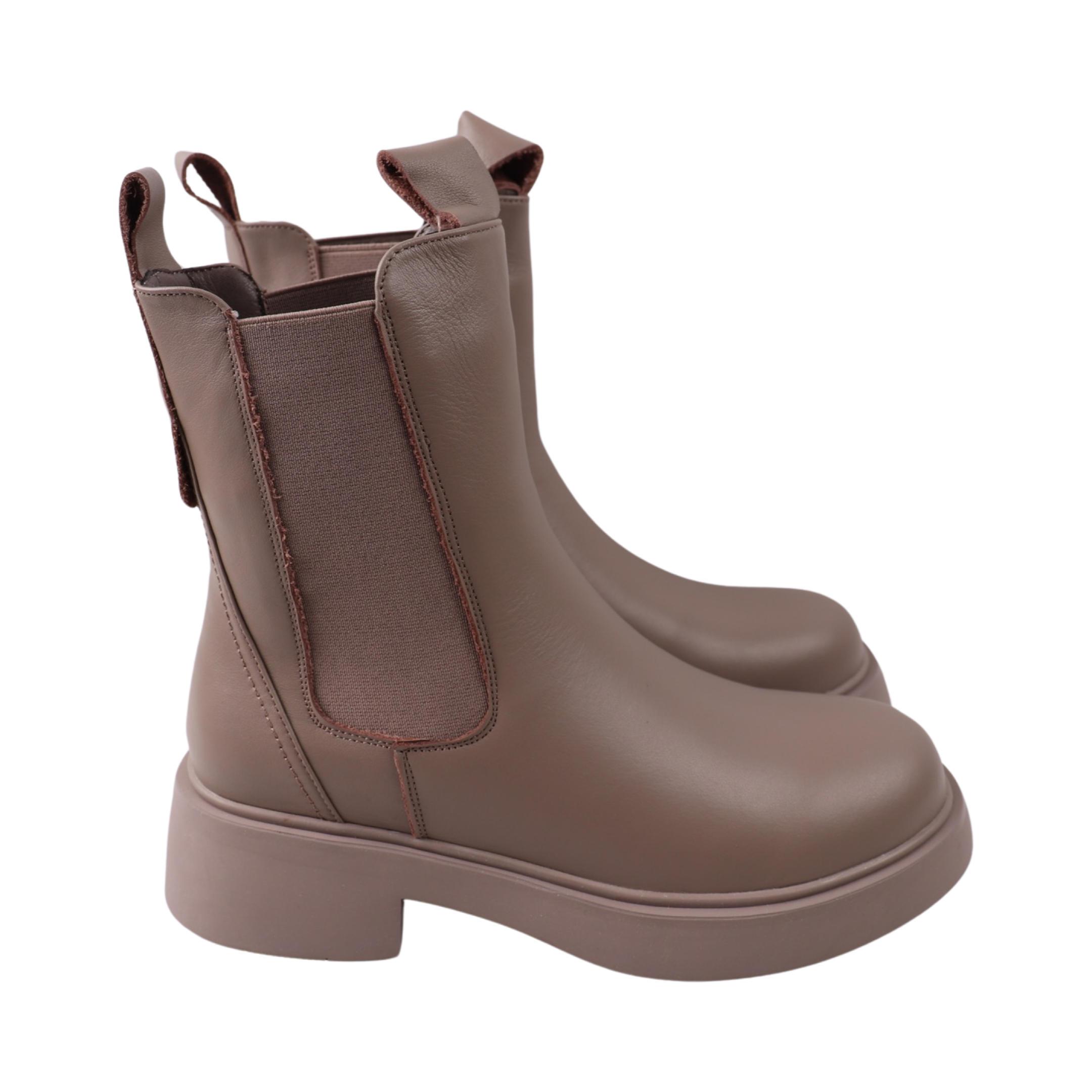 Ботинки женские Melanda 246-23DHC натуральная кожа р. 34 Капучино (29183979)