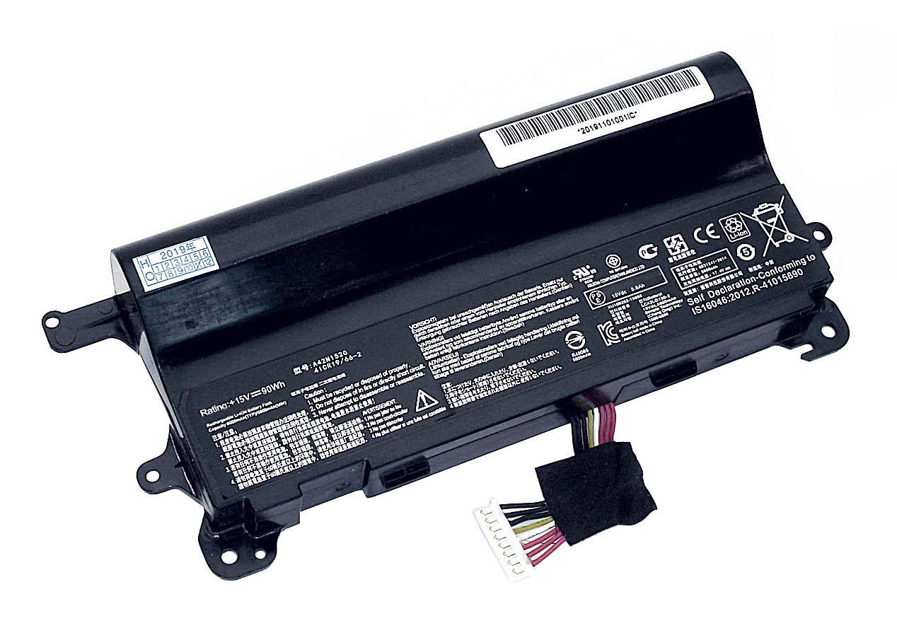 Аккумулятор для ноутбука Asus A42N1520 ROG GFX72 15 V 5800 mAh Black