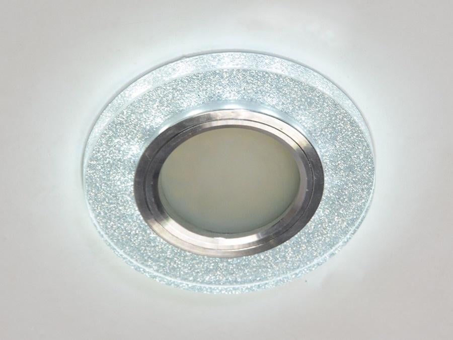 Точечный светильник Diasha с LED подсветкой Серебристый (6013FS) Точечный светильник Diasha с LED подсветкой Серебристый (6013FS)