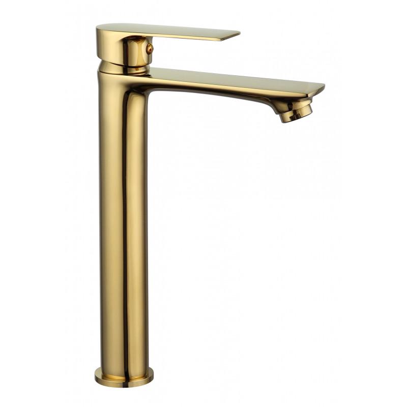 Смеситель Mexen Royo Gold Gold High Золотой