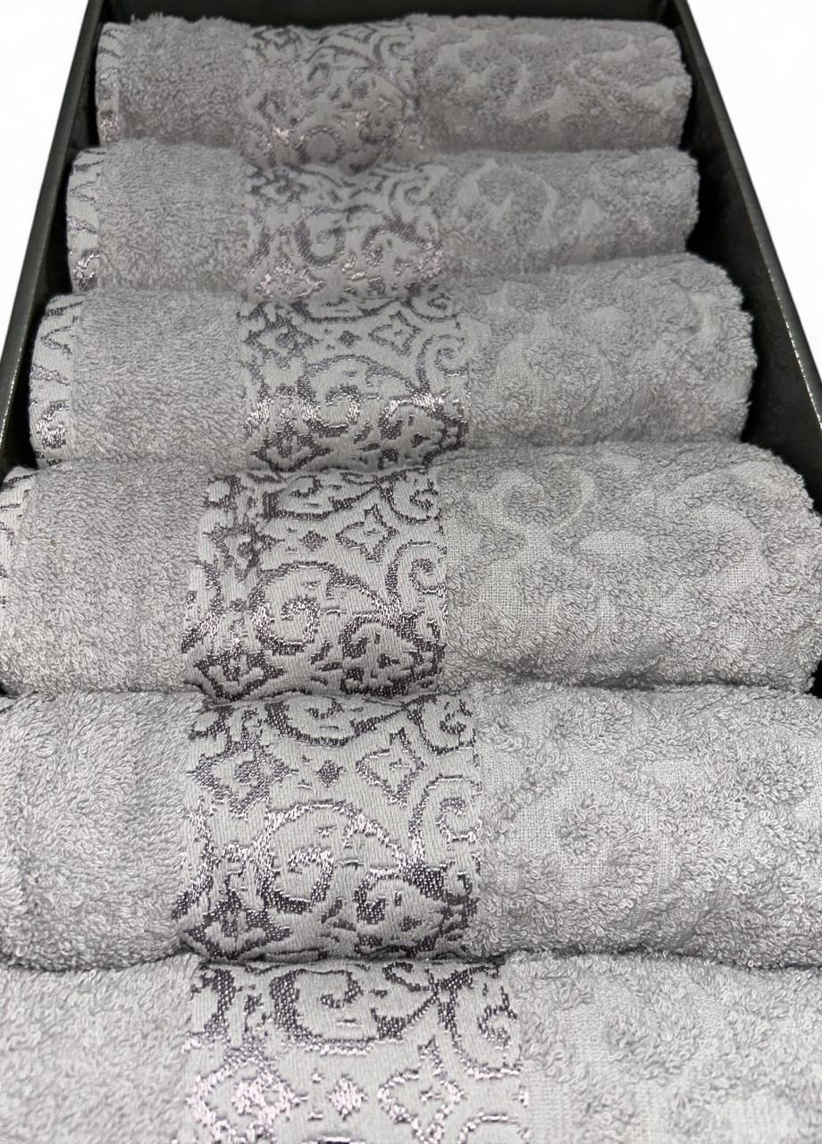 Набор полотенец Luiza Home 50x90 см серый (2795088795)